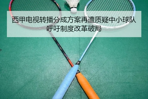 西甲电视转播分成方案再遭质疑中小球队呼吁制度改革破局 | kaiyun
